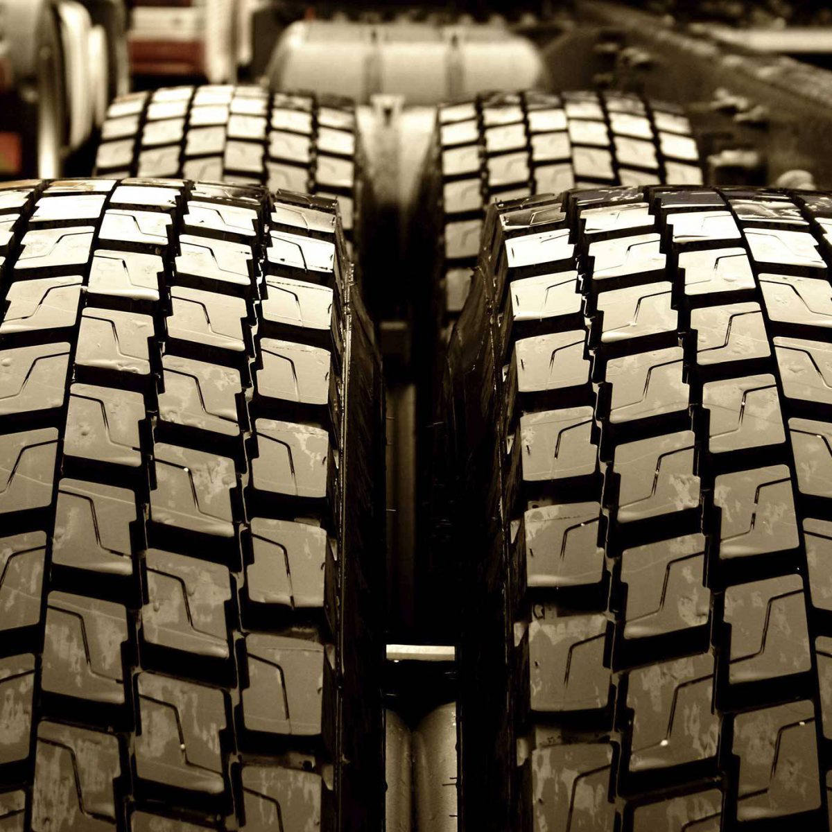 four tires showing treads