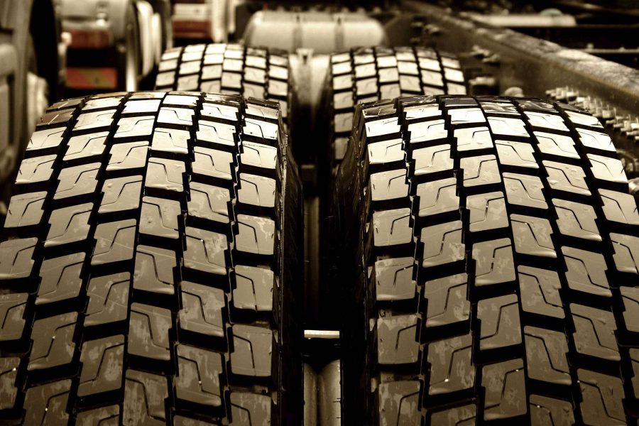 four tires showing treads